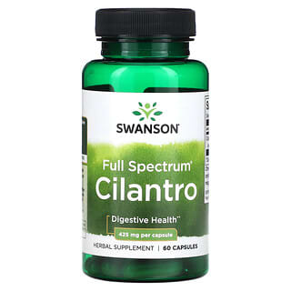 Swanson, Full Spectrum Cilantro, 425 mg, 60 Capsules