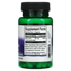 Swanson, Picolinate de zinc, 22 mg, 60 capsules