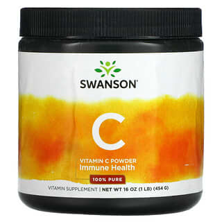 Swanson, Vitamina C en polvo, 454 g (16 oz)