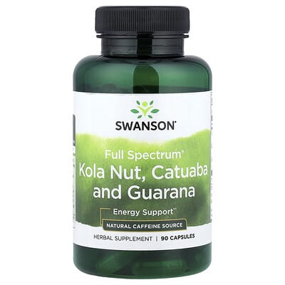 Swanson, Multifaceted® Kola Nut, Catuaba & Guarana, 90 Capsules
