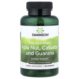 Swanson, Vollspektrum-Kola-Nuss, Catuaba und Guarana, 90 Kapseln