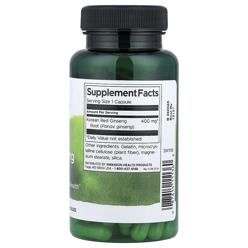Full Spectrum®（フルスペクトラム）高麗人参根、400mg、90粒