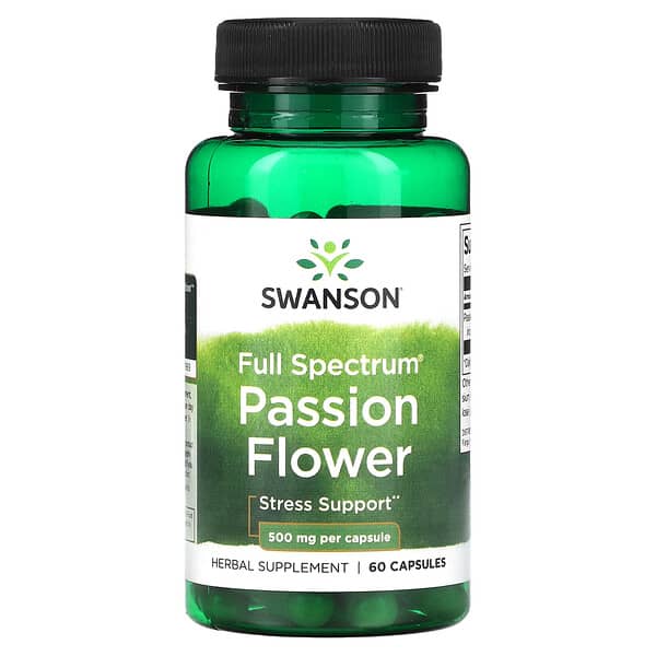 Swanson, Full Spectrum（フルスペクトル）トケイソウ、500mg、60粒