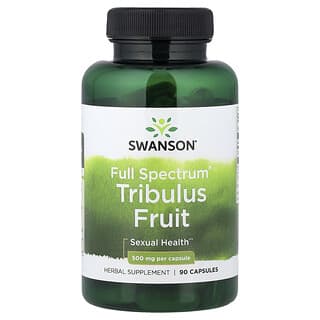 Swanson, Full Spectrum® Tribulus Fruit, Burzeldorn, 500 mg, 90 Kapseln