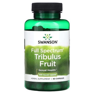 Swanson, Full Spectrum Tribulus Fruit, 500 mg, 90 Capsules