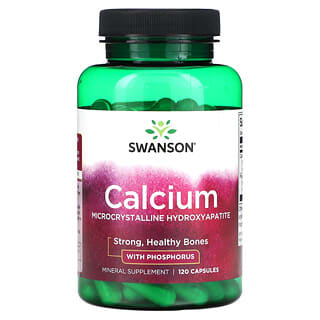 Swanson, Calcium, 120 Kapseln