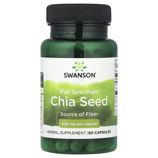 Full Spectrum® Chia Seed, 400 mg, 60 Capsules