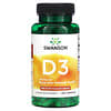 Vitamina D3, 400 UI (10 mcg), 250 cápsulas