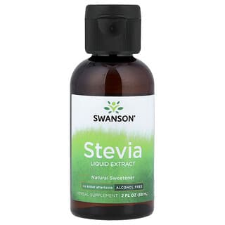 Swanson, Stevia Liquid Extract, Alcohol Free, 2 fl oz (59 ml)