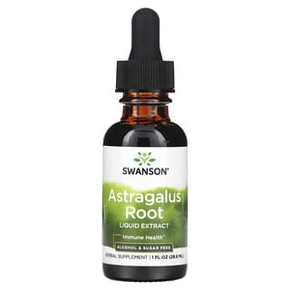 Swanson, Astragalus Root Liquid Extract, Alcohol & Sugar Free, 1 fl oz (29.6 ml)
