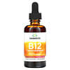B12 액상 시아노코발라민, 딸기 맛, 1,000mcg, 59ml(2fl oz)