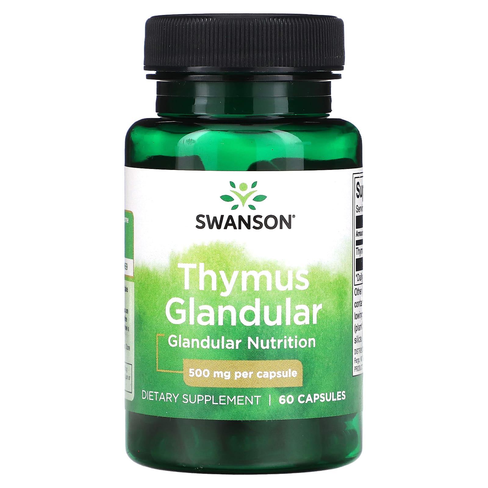 thumbnail image 2 of Swanson Kidney Glandular Supplement – 500 Mg, 60 Capsules (SW1225) 2 of 6