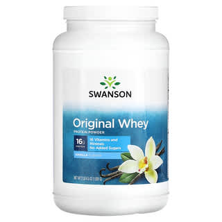 Swanson, Original Whey Protein Powder, Vanilla, 2 lb 4.5 oz (1,035 g)