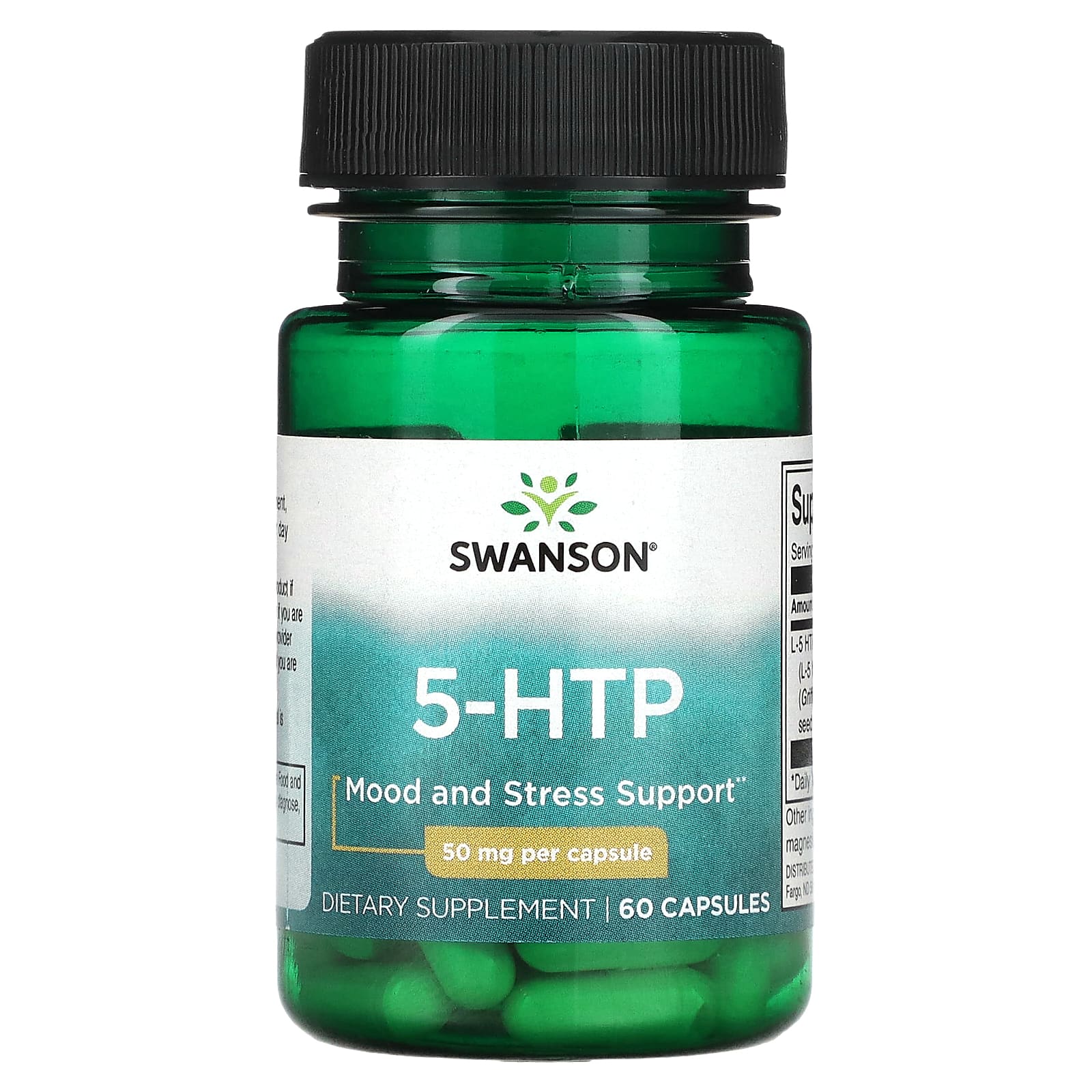 Swanson, 5-HTP, 50 mg , 60 Capsules