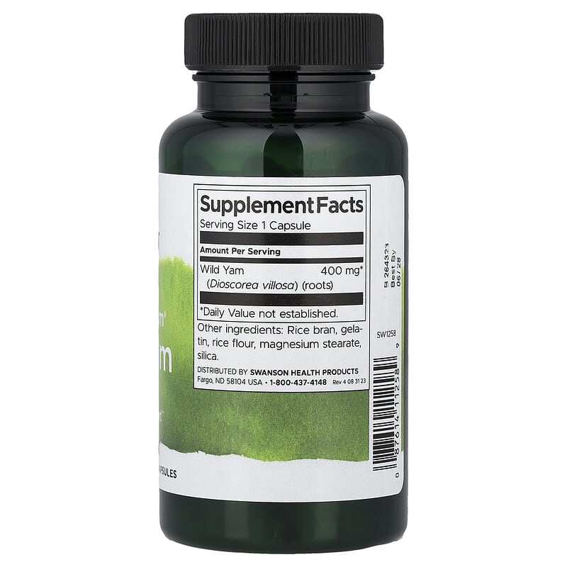 Full Spectrum®, Wild Yam, 400 mg, 60 Capsules
