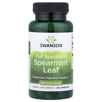 Norland Swanson, Full Spectrum® Spearmint Leaf, 400 mg, 60 Capsules supplement Uganda UGX 19564