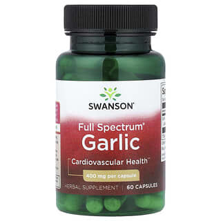 Swanson, Ajo, Full Spectrum®, 400 mg, 60 cápsulas
