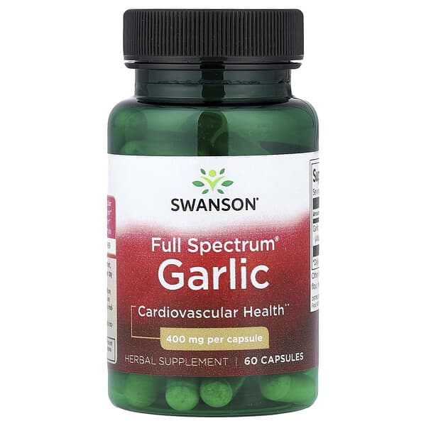 Swanson, Full Spectrum® Garlic, 400 mg, 60 Capsules