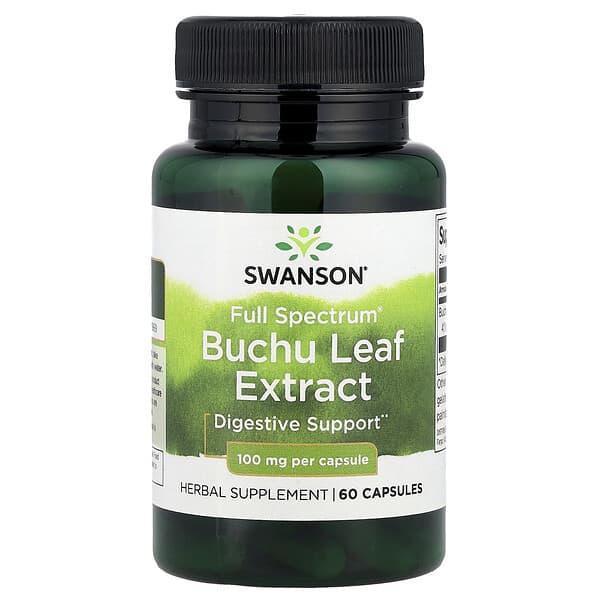 Full Spectrum® Buchu Leaf Extract, 100 mg, 60 Capsules