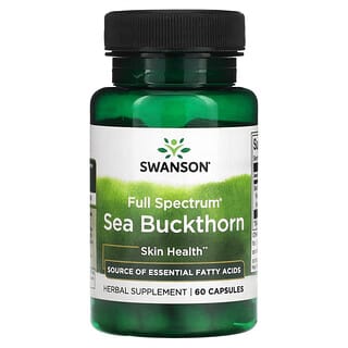 Swanson, Full Spectrum Sea Buckthorn, 60 Capsules