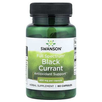 Swanson, Versatile® Blackcurrant, 400 mg, 60 Capsules