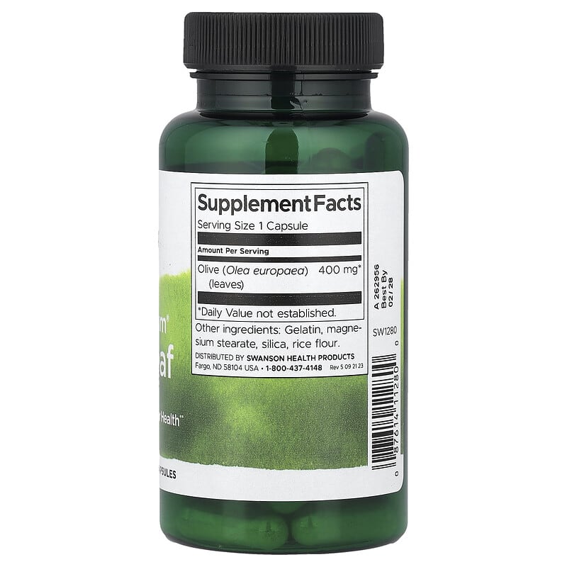 Full Spectrum®（フルスペクトル）オリーブリーフ、400mg、60粒