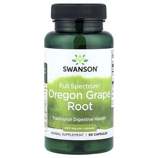 Swanson, Full Spectrum® Oregon Grape Root, 400 mg, 60 Capsules