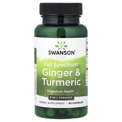 Full Spectrum® Ghimbir și Turmeric, 60 capsule