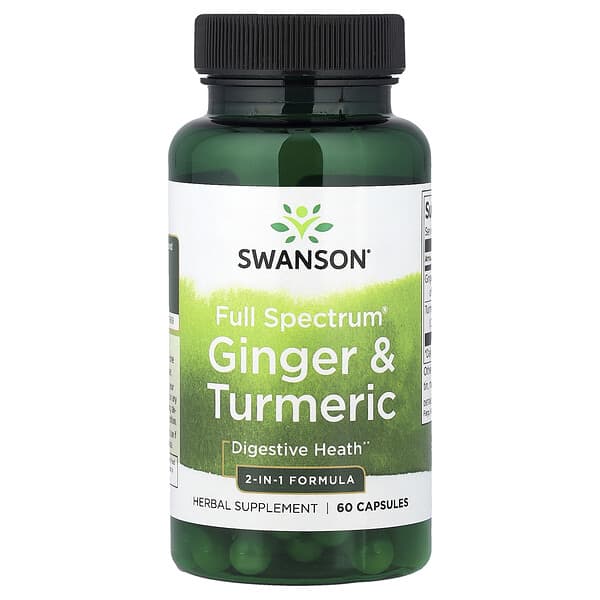 Full Spectrum® Ginger & Turmeric, 60 Capsules