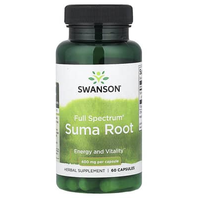 Swanson, Full Spectrum® Suma Root, 400 mg, 60 Capsules