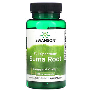 Swanson, Full Spectrum Suma Root, 400 mg, 60 Capsules