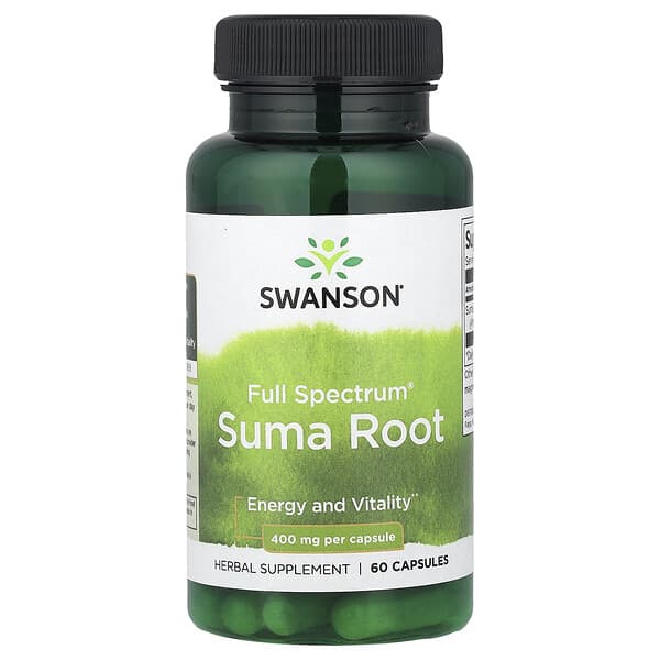 Full Spectrum® Suma Root, 400 mg, 60 Capsules