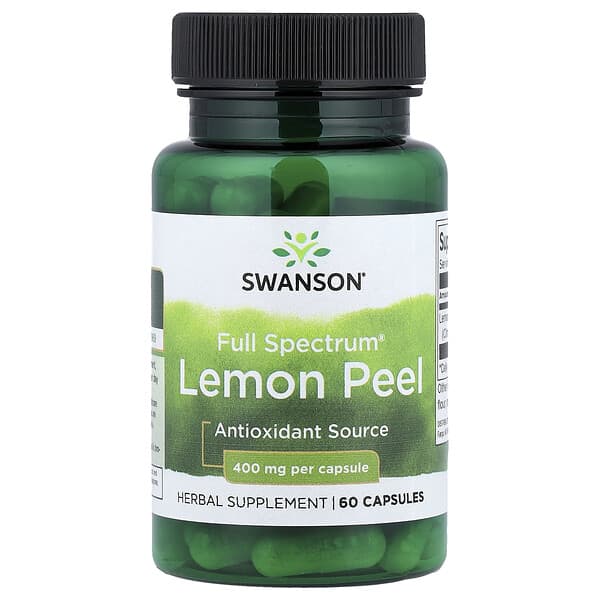 Full Spectrum® Lemon Peel, 400 mg, 60 Capsules