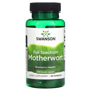 Swanson, Full Spectrum Motherwort, 400 mg , 60 Capsules