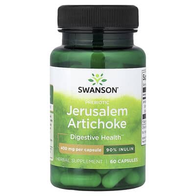 Norland Swanson, Prebiotic Jerusalem Artichoke, 400 mg, 60 Capsules supplement Uganda UGX 17401