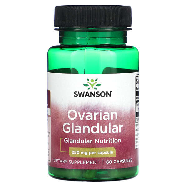 Swanson, Ovarian Glandular，250 毫克，60 粒膠囊