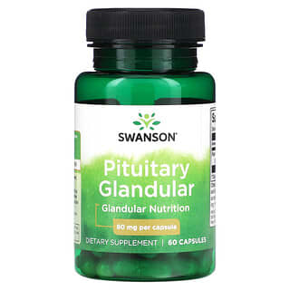 Swanson, Glándula pituitaria, 80 mg, 60 cápsulas