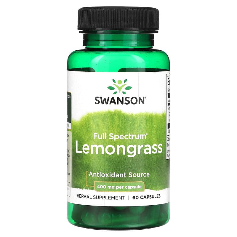 Full Spectrum Lemongrass 400 mg 60 Capsules