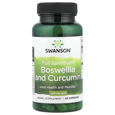 Swanson, Multifaceted® Frankincense & Curcumin, 60 Capsules