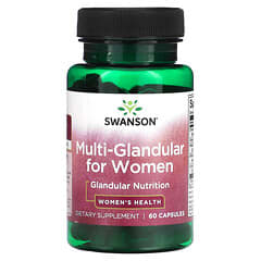 Swanson, Multiglandular para mujeres, 60 cápsulas