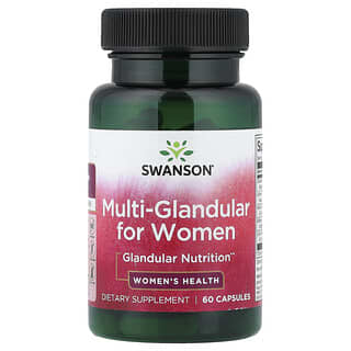 Swanson, Multi-Glandular voor Vrouwen, 60 Capsules