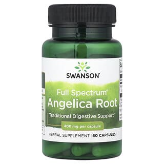 Swanson, Full Spectrum® Angelica Root, 400 mg, 60 Capsules