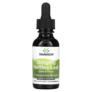 Swanson, Stinging Nettle Leaf Liquid Extract, Alcohol Free & Sugar Free, 1 fl oz (29.6 ml)