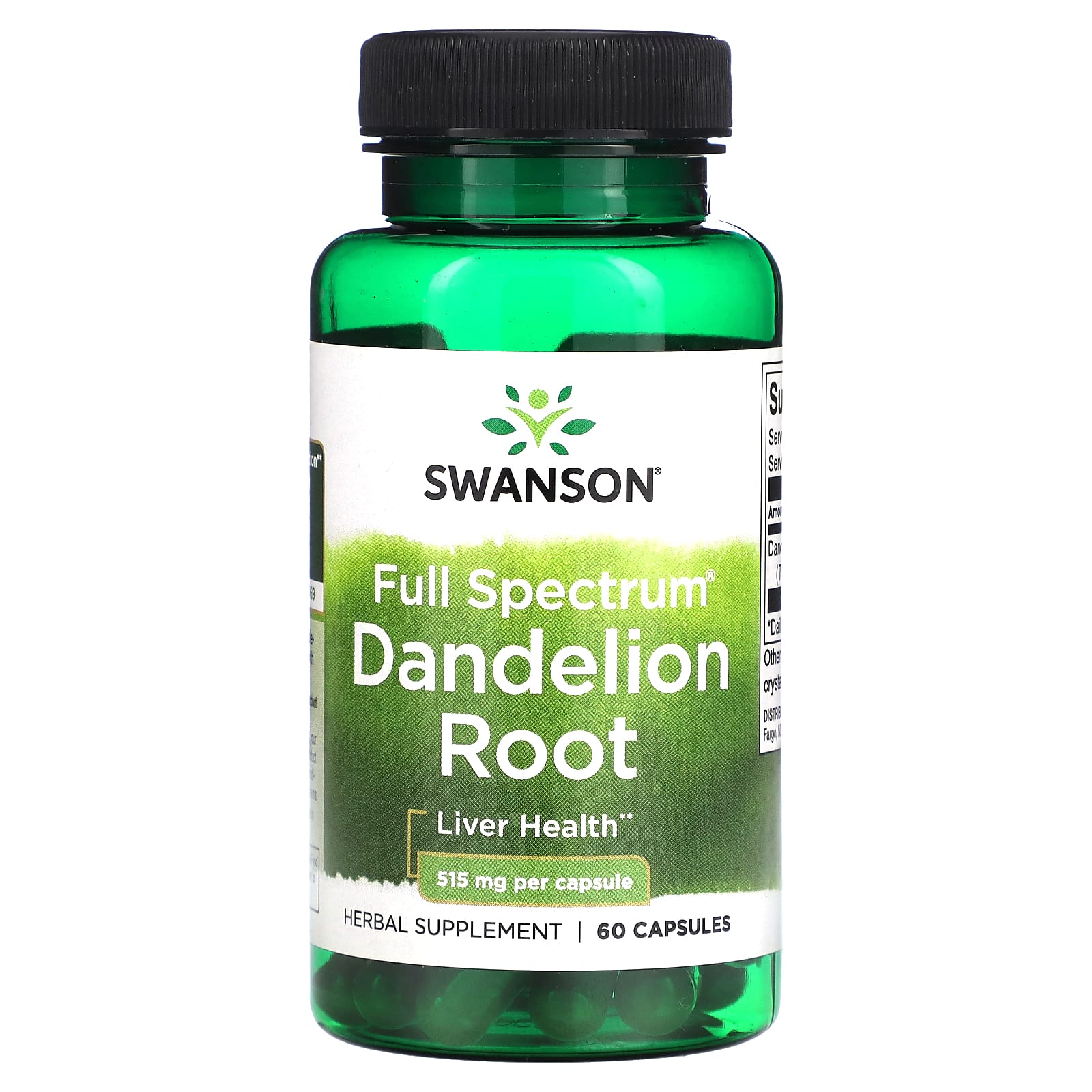 Swanson Full Spectrum Dandelion Root Mg Capsules