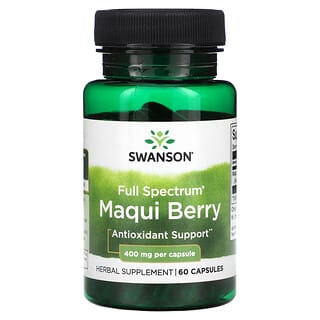 Swanson, Full Spectrum, Maqui Berry, 400 mg, 60 Capsules