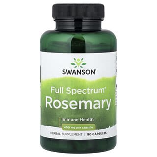 Swanson, Full Spectrum® Rosemary, 400 mg, 90 Capsules