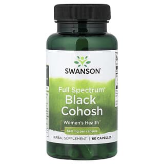 Swanson, Full Spectrum® Black Cohosh, 540 mg, 60 tobolek