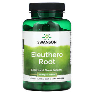 Swanson, Eleuthero Root, 425 mg, 120 Capsules