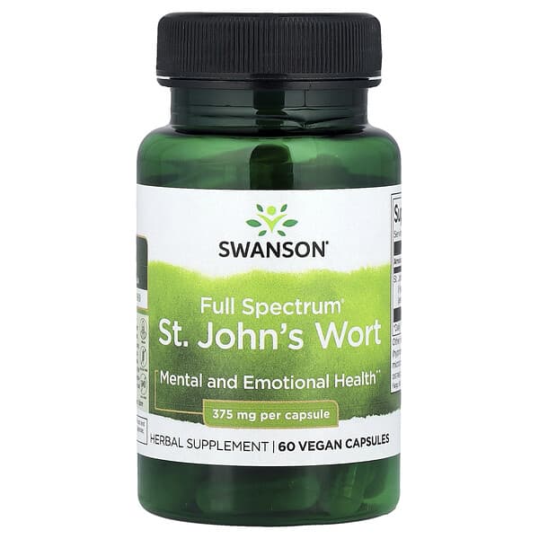 Full Spectrum® St. John's Wort, 375 mg, 60 Vegan Capsules