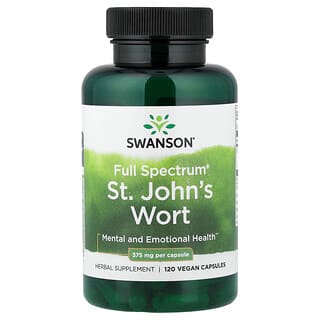 Swanson Vitamins, Full Spectrum® St. John's Wort, 375 mg, 120 Vegan Capsules